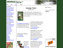 Tablet Screenshot of georgiatrails.com